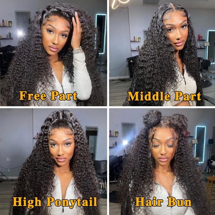 Kinky Curly 13x4 full frontal ear to ear lace wig