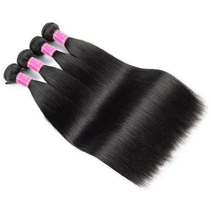 4 Bundles Straight Remy Human Hair Weave