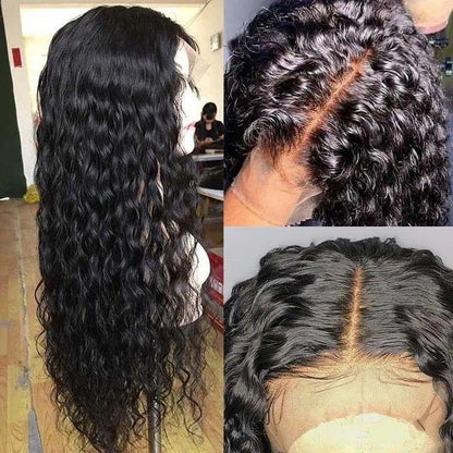 360 Full Lace Frontal Wigs Water Wave Human Hair Wigs