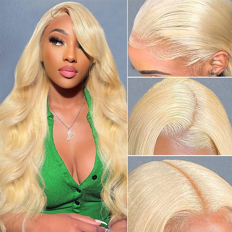 613 Blonde Body Wave 13x4 Lace Frontal Wig