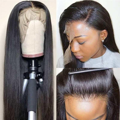 Straight 13x4 full frontal lace wig