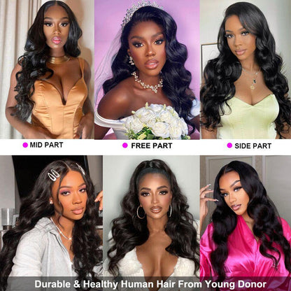 Body wave 13x4 full frontal lace wig