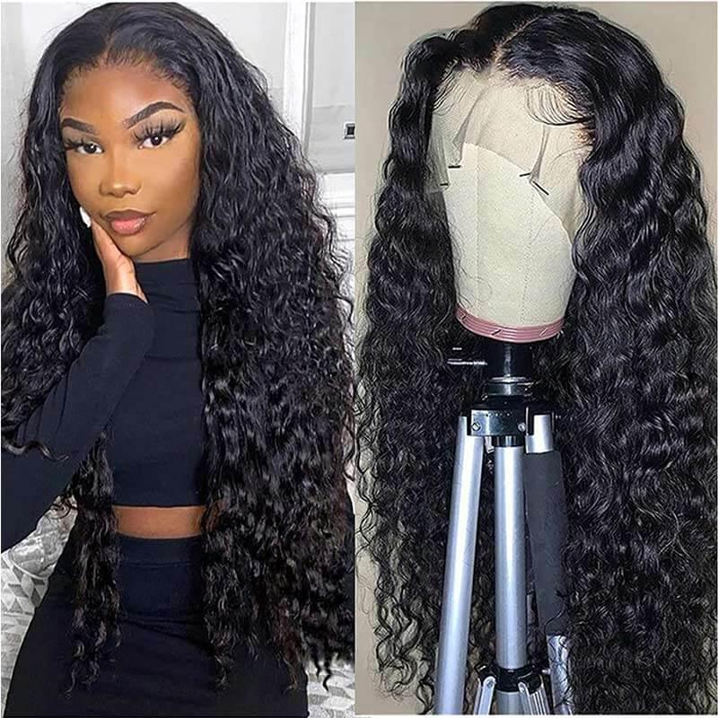 Water wave 13x4 full frontal lace wig