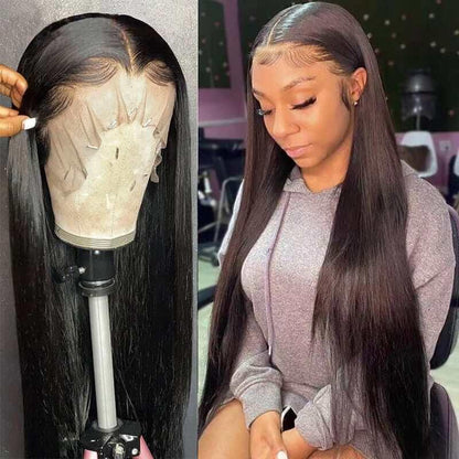 Straight 13x4 full frontal lace wig