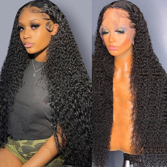 HD Glueless Wig Kinky Curly 13x4 Lace Frontal Wig