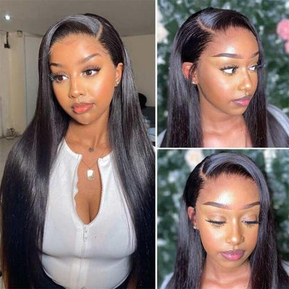 Straight 13x4 full frontal lace wig