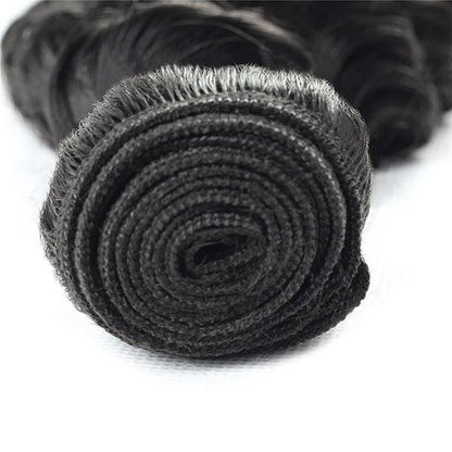 4 Bundles Deep Wave Remy Human Hair Weave