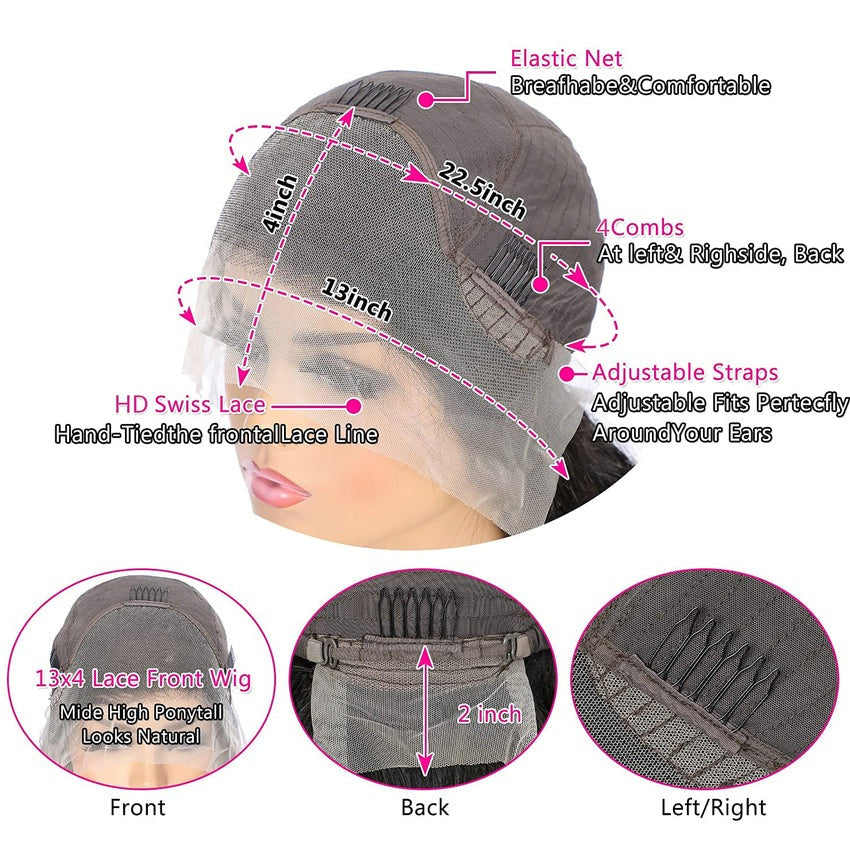 High Light Frontal Wig 13x4 Full Frontal Wig