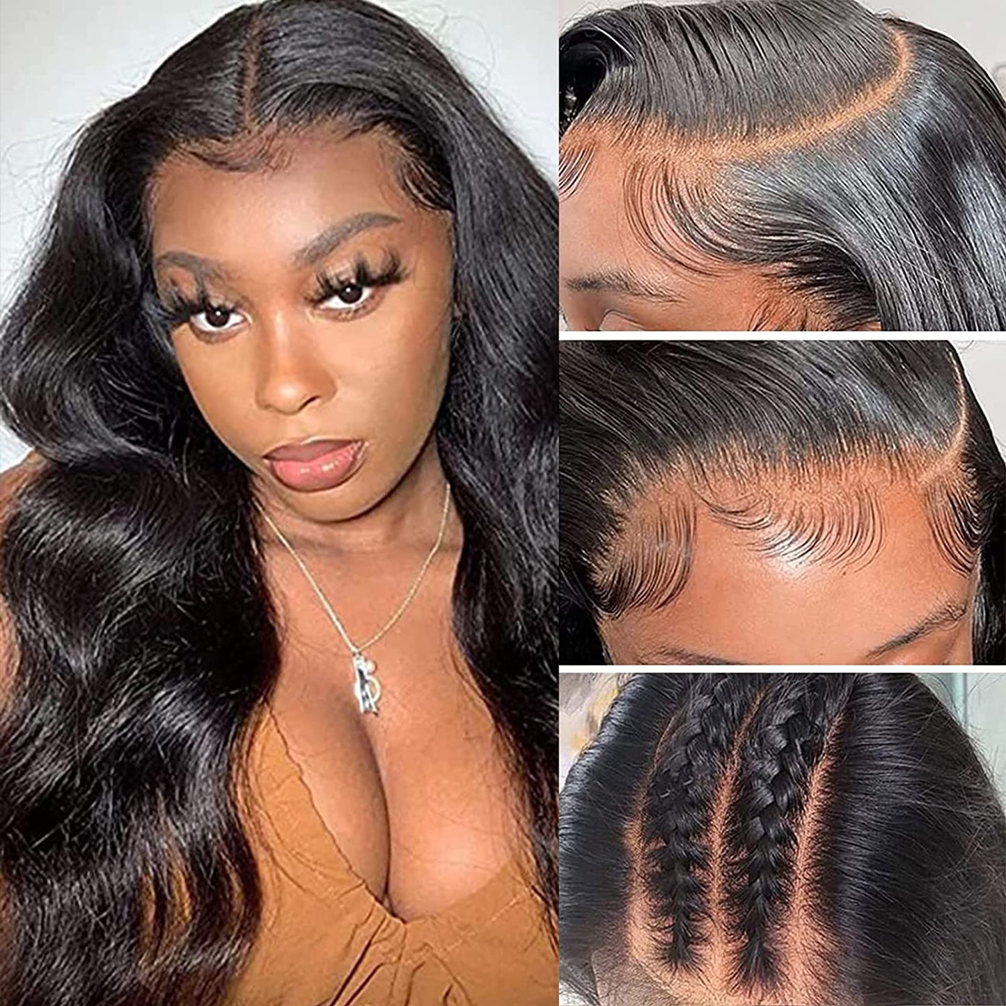 HD Glueless wig body wave 13x4 lace frontal wig