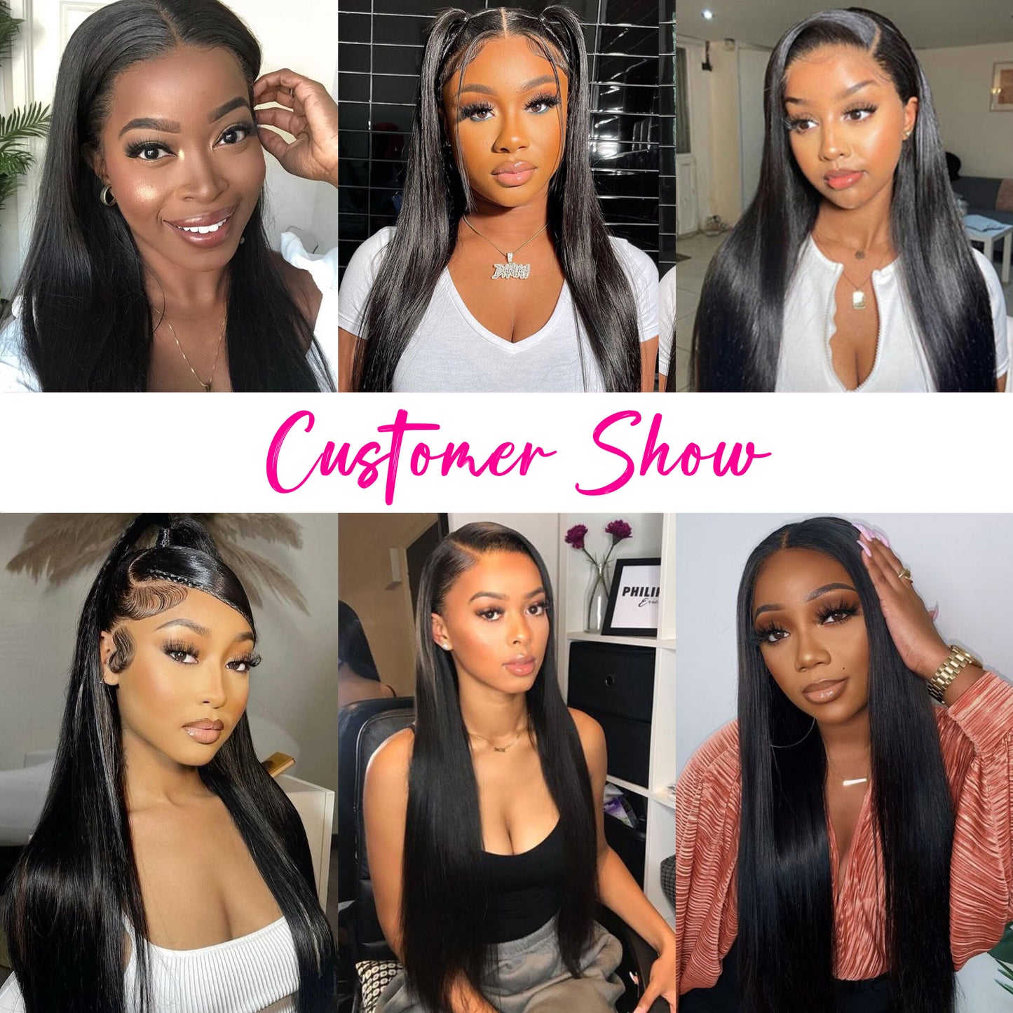 HD Glueless wig straight 13x4 lace frontal wig