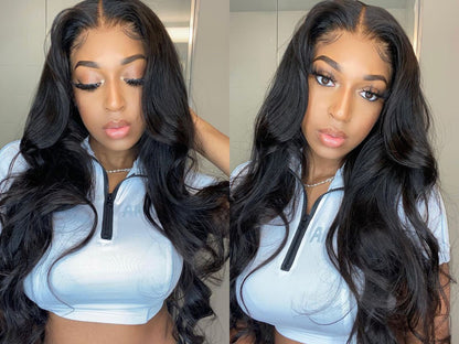 Body wave 13x4 full frontal ear to ear lace wig