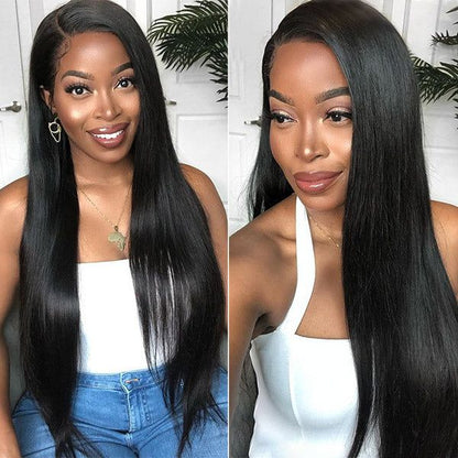 Straight 13x4 full frontal ear to ear lace wig