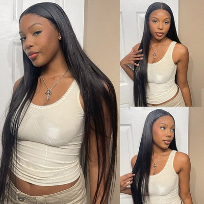 Straight 13x4 full frontal ear to ear lace wig