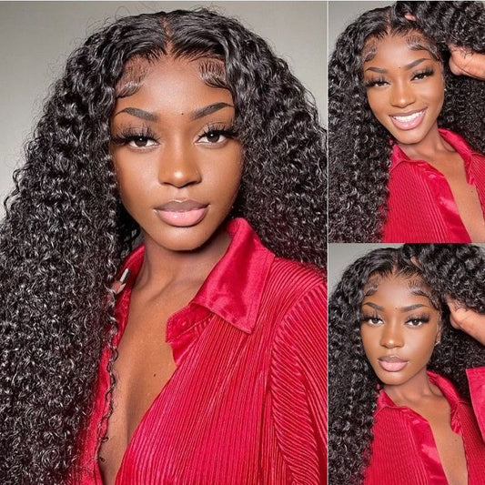 Water wave 13x4 full frontal ear to ear lace wig