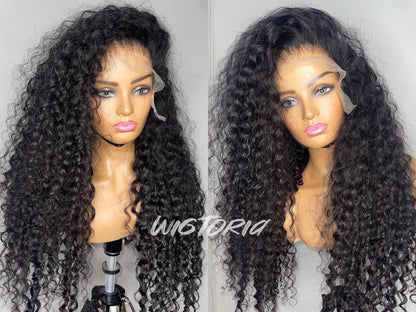 Water wave 13x4 full frontal ear to ear lace wig